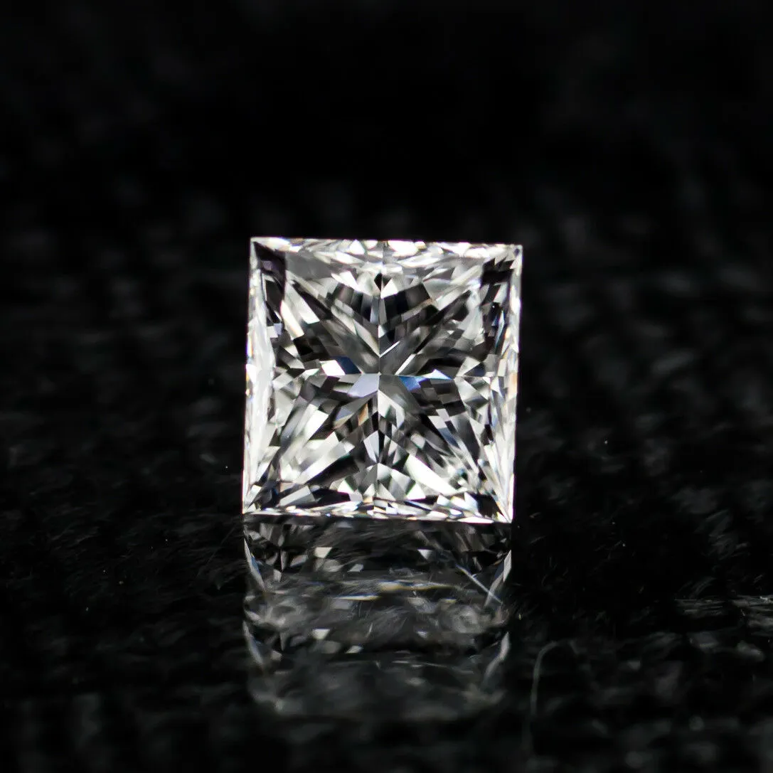 0.76 Carat Loose E / VS1 Princess Cut Diamond GIA Certified
