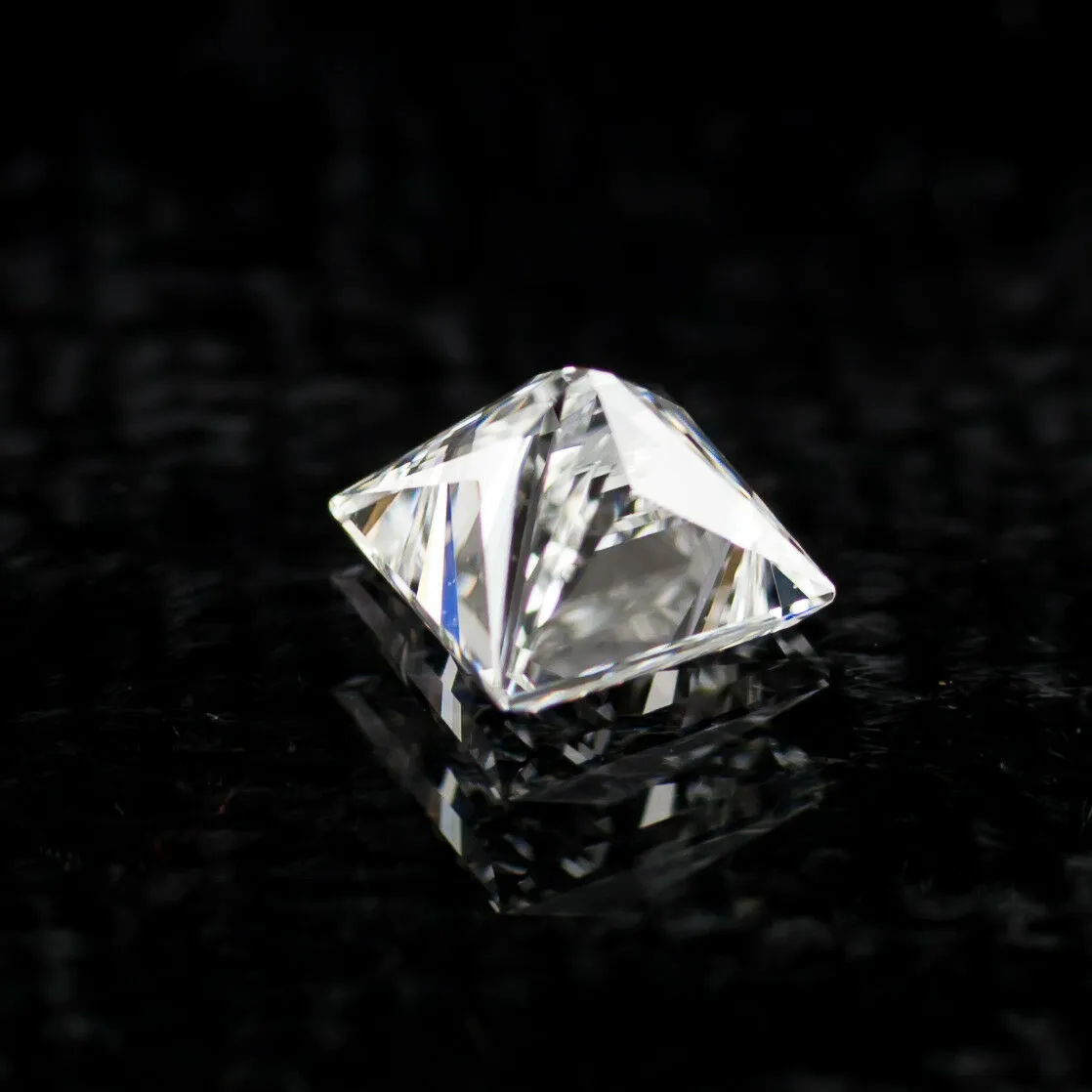 0.76 Carat Loose E / VS1 Princess Cut Diamond GIA Certified