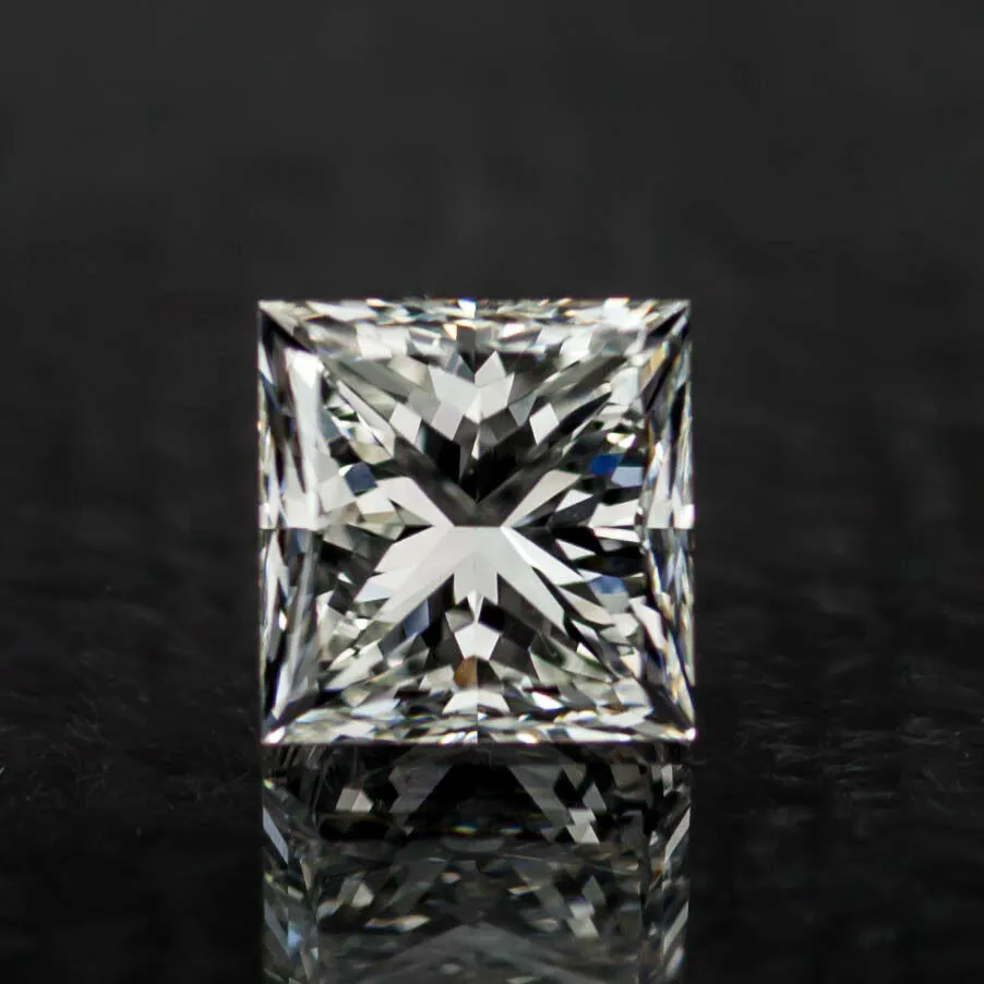 0.91 Carat Loose H  / VVS2 Princess Cut Diamond GIA Certified