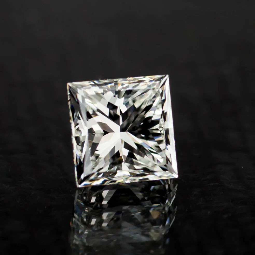 0.91 Carat Loose H  / VVS2 Princess Cut Diamond GIA Certified