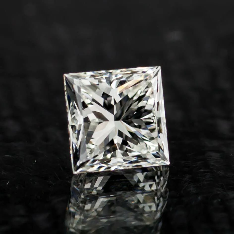 0.91 Carat Loose H  / VVS2 Princess Cut Diamond GIA Certified