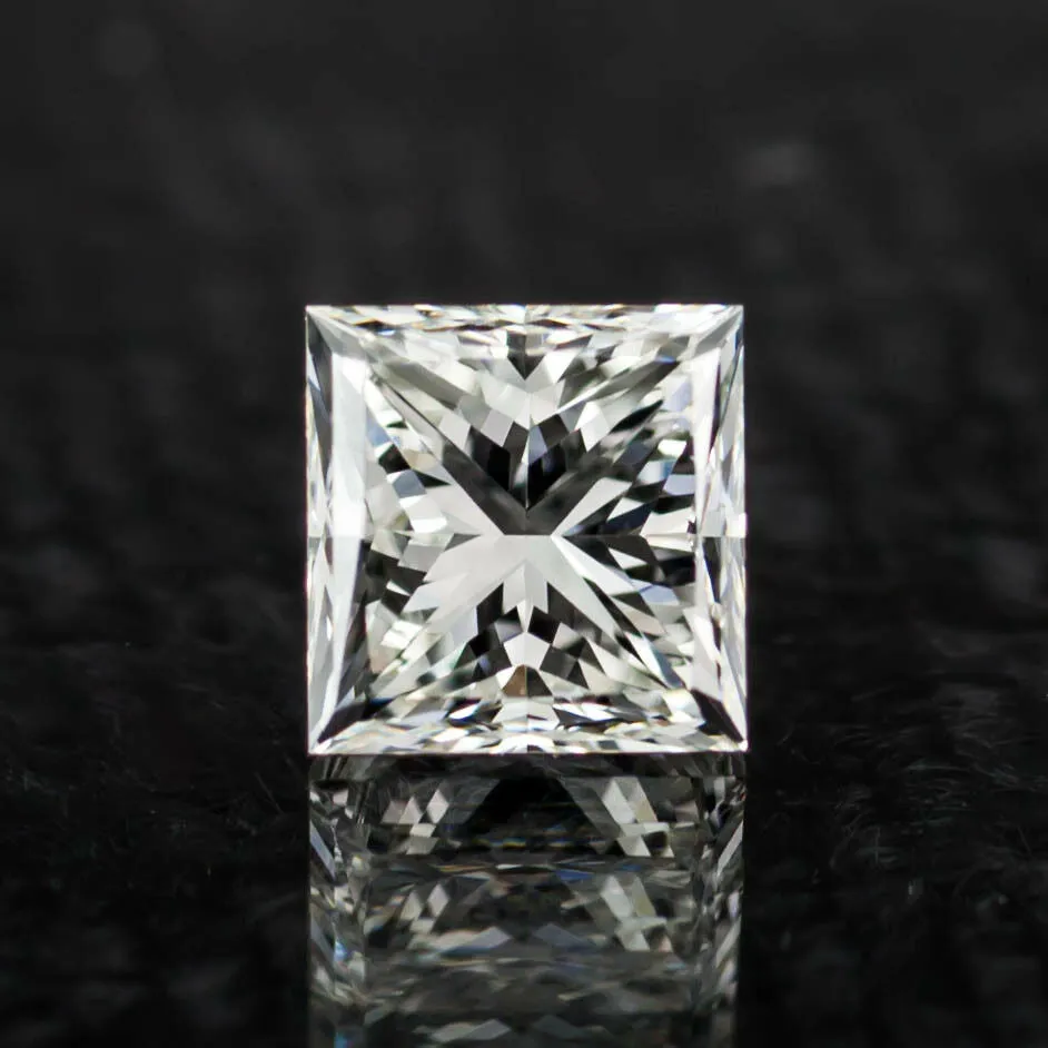 0.91 Carat Loose H  / VVS2 Princess Cut Diamond GIA Certified