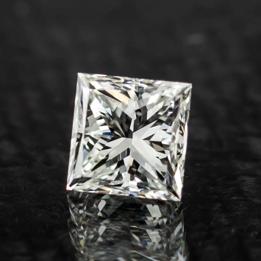 0.91 Carat Loose H  / VVS2 Princess Cut Diamond GIA Certified