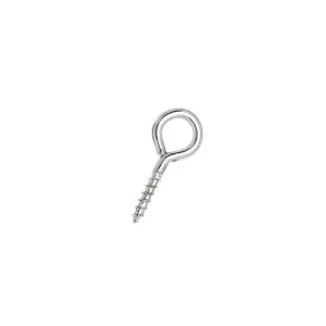10 * 4.5mm Screw Clasps,sheep eyes self-tapping screws,Imitation Rhodium screw eye pin,Metal,200pcs/lot