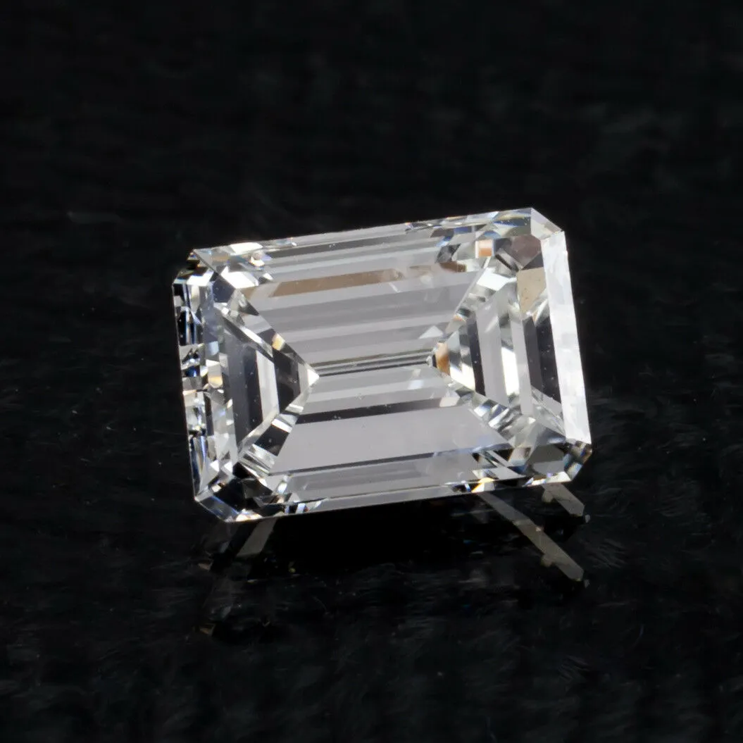 1.00 Carat Loose F / VS2 Emerald Cut Diamond GIA Certified