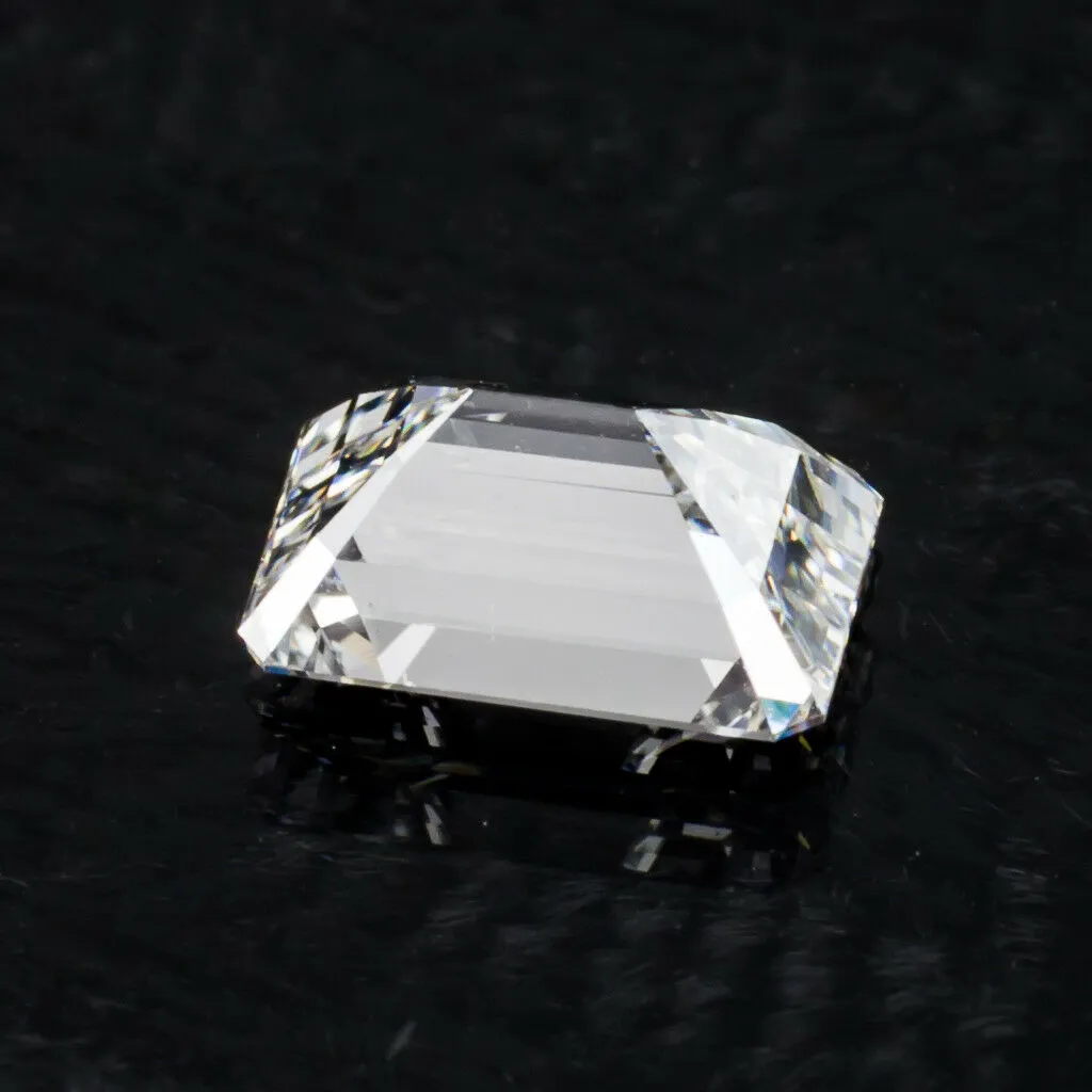1.00 Carat Loose F / VS2 Emerald Cut Diamond GIA Certified