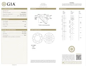 1.00 Carat Loose J/ VS1 Round Brilliant Cut Diamond GIA Certified