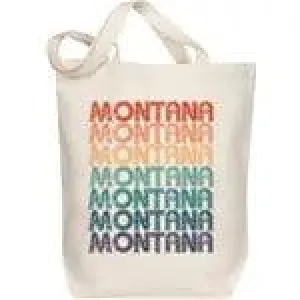100% Organic Cotton Tote | Retro Brooklyn Repeat Design | Morado Designs