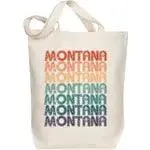 100% Organic Cotton Tote | Retro Brooklyn Repeat Design | Morado Designs