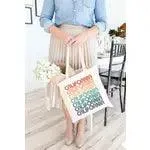 100% Organic Cotton Tote | Retro Brooklyn Repeat Design | Morado Designs