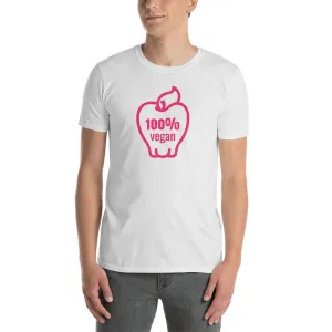 100% Vegan T Shirt Vegan Man White for Men