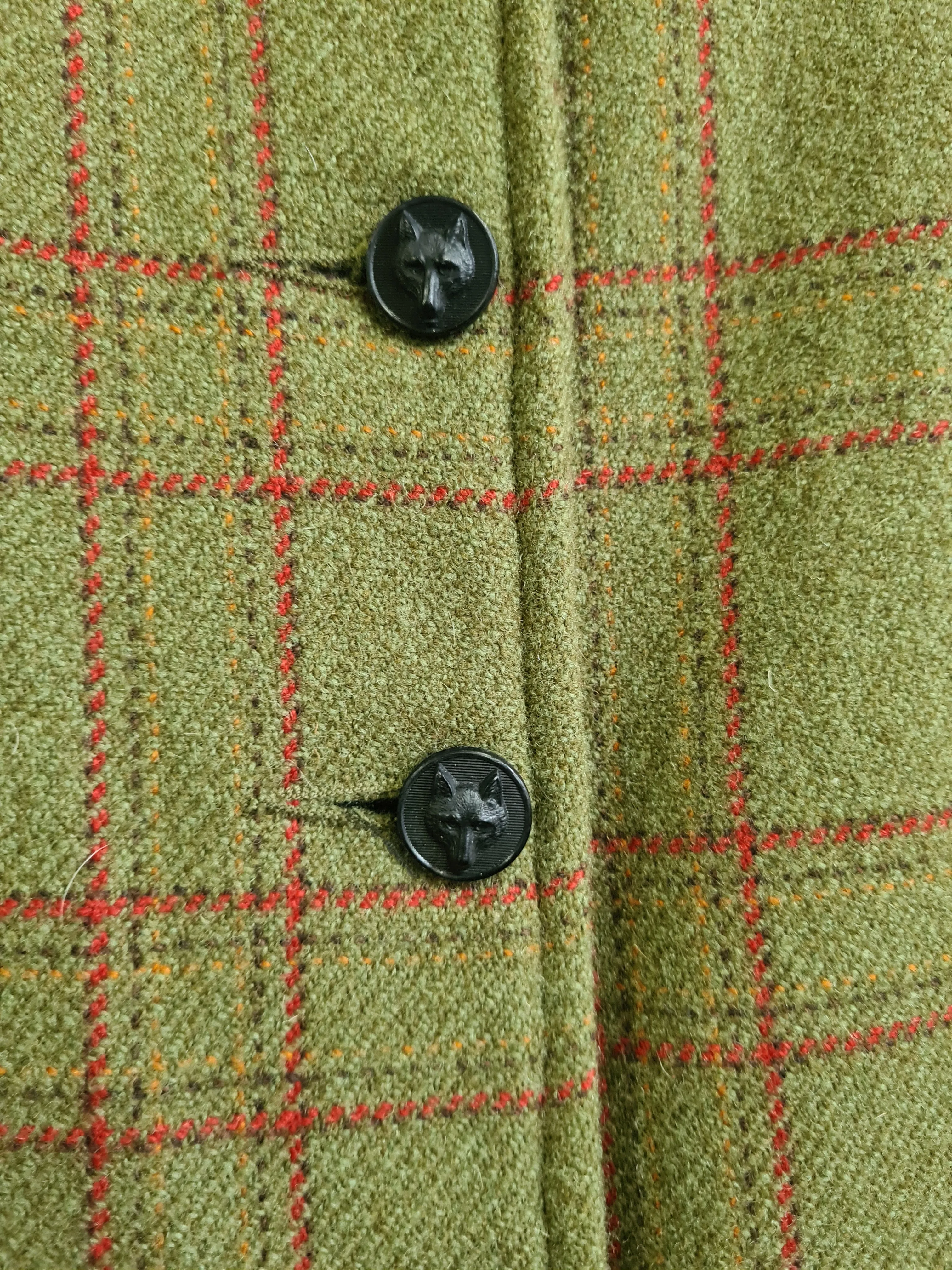 100% wool Green Lead rein show jacket set ladies size 14 and childs size 20" FREE POSTAGE 🔵