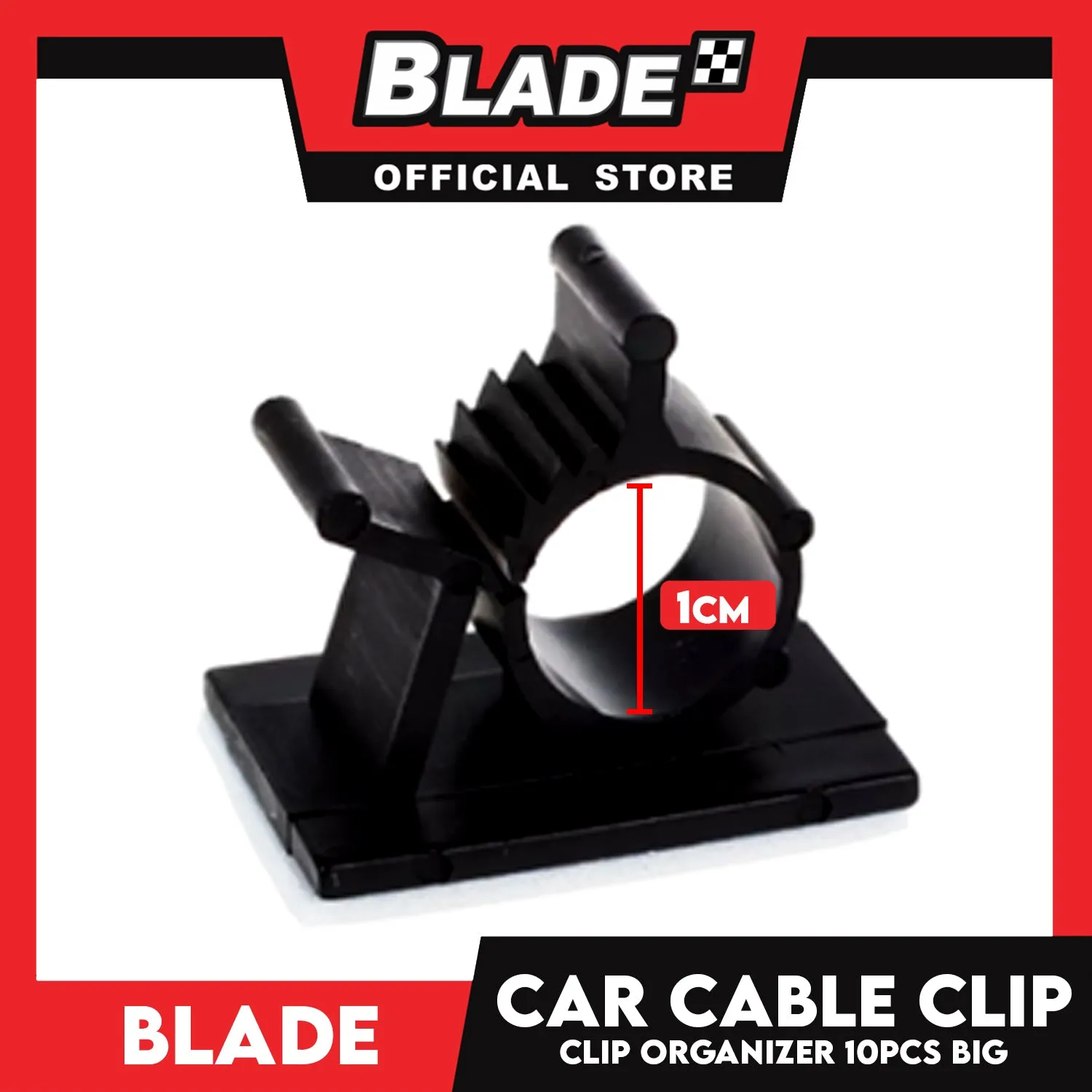 10pcs Big Blade Car Cable Clip Organizer Adjustable Cable Fixed Seat Self-Adhesive Cable Clips Cord Organizer Holder Line Fixed Clamps
