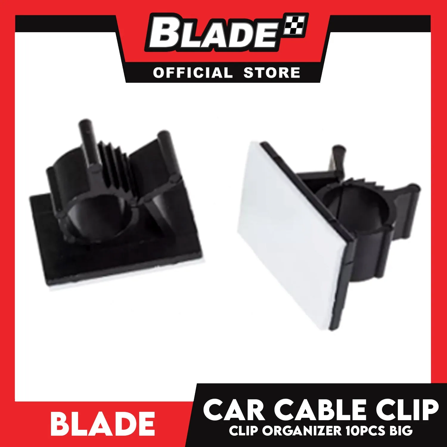 10pcs Big Blade Car Cable Clip Organizer Adjustable Cable Fixed Seat Self-Adhesive Cable Clips Cord Organizer Holder Line Fixed Clamps