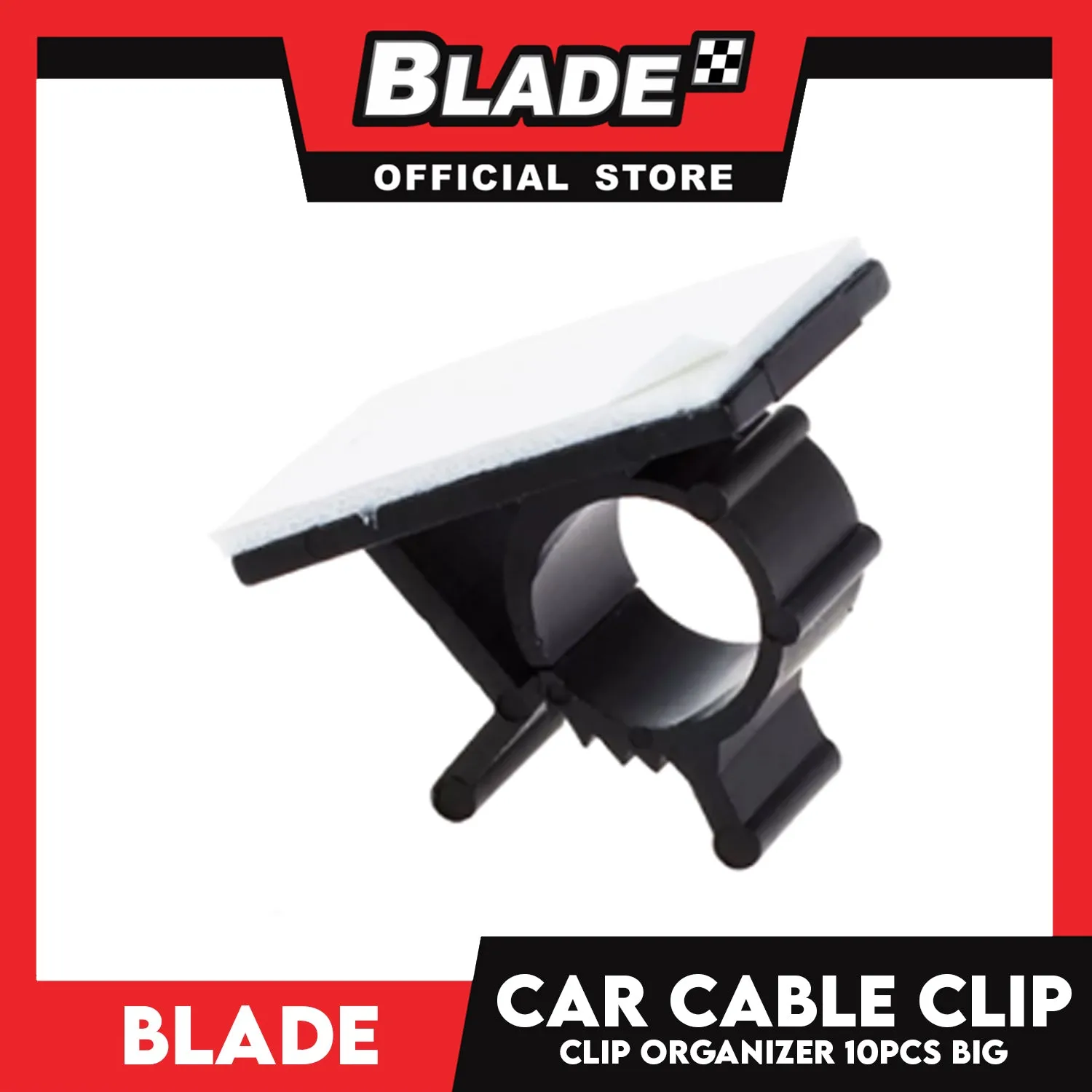 10pcs Big Blade Car Cable Clip Organizer Adjustable Cable Fixed Seat Self-Adhesive Cable Clips Cord Organizer Holder Line Fixed Clamps