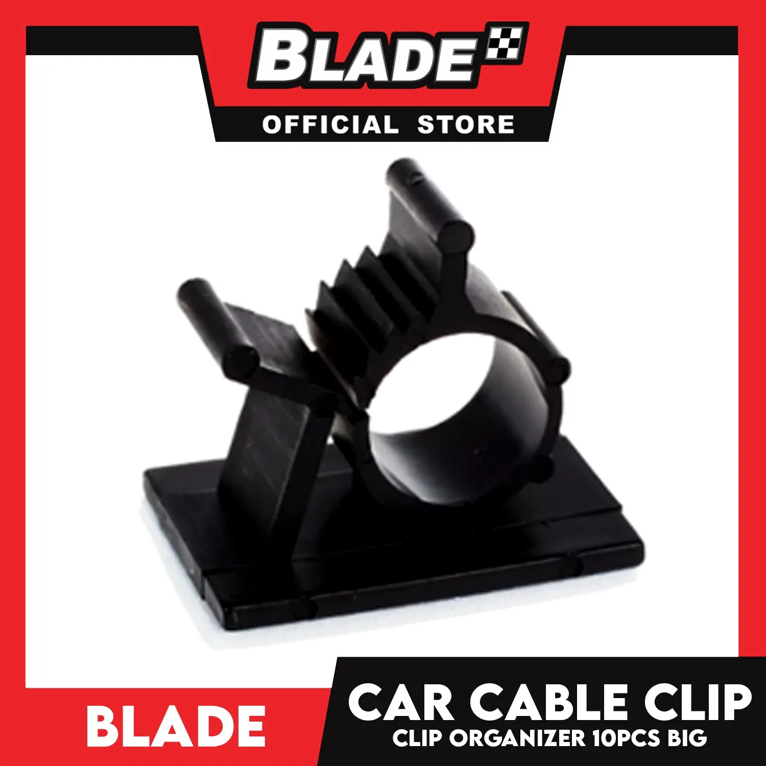 10pcs Big Blade Car Cable Clip Organizer Adjustable Cable Fixed Seat Self-Adhesive Cable Clips Cord Organizer Holder Line Fixed Clamps