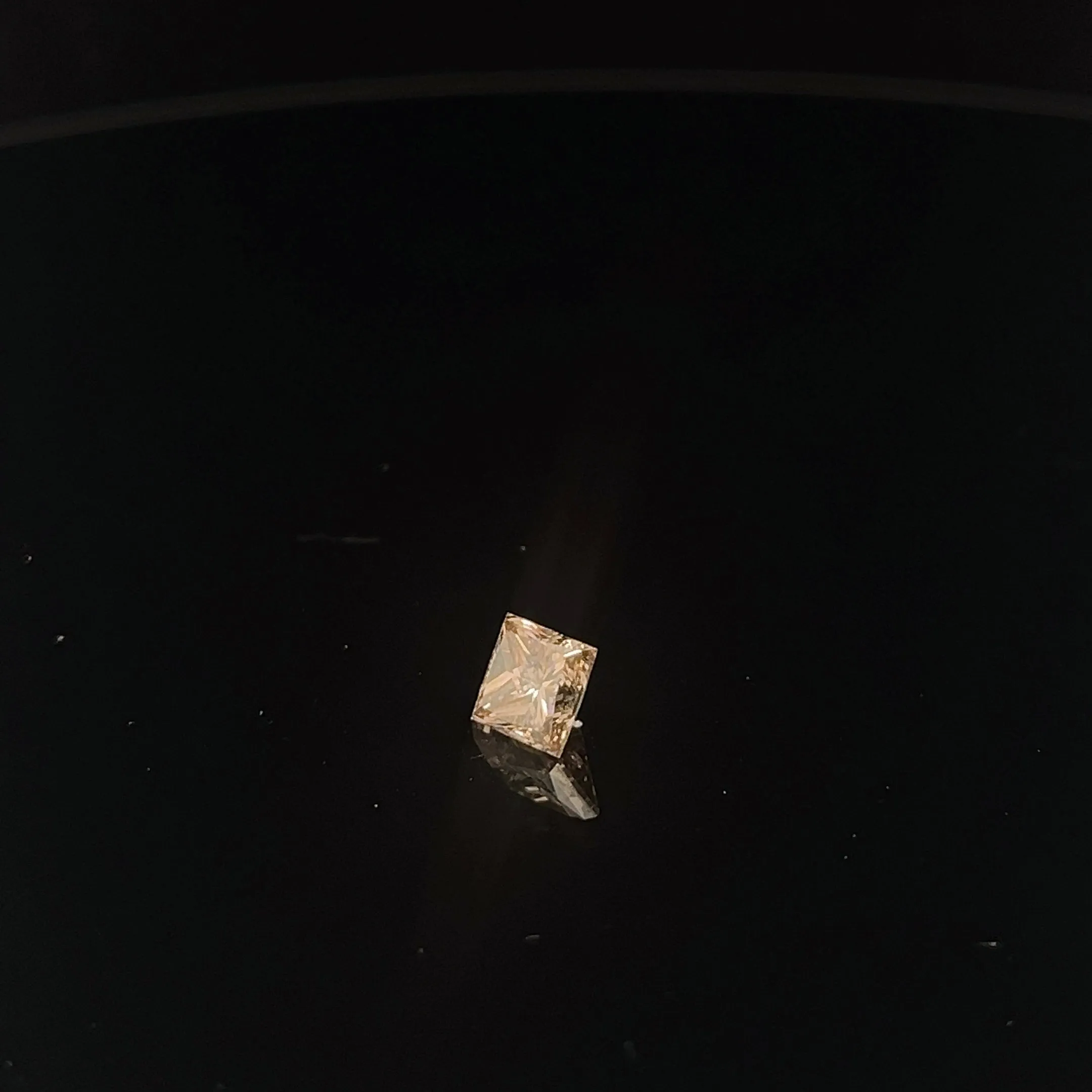 1.14CT SI1 SQUARE COLOR DIAMOND GIA