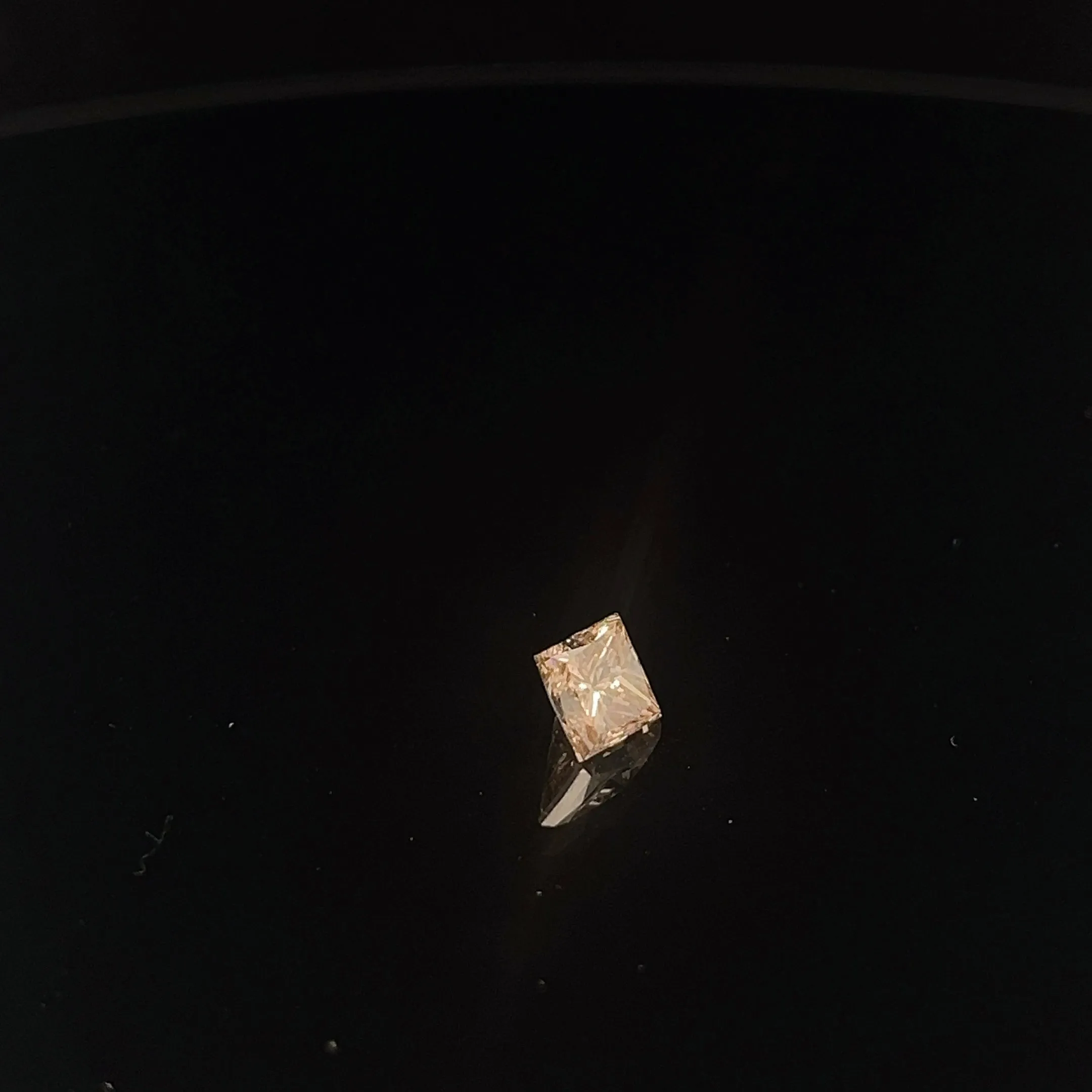 1.14CT SI1 SQUARE COLOR DIAMOND GIA