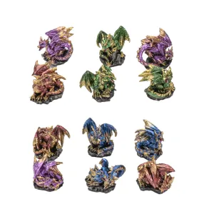 12PCS Colorful Small Mini Dragons Set