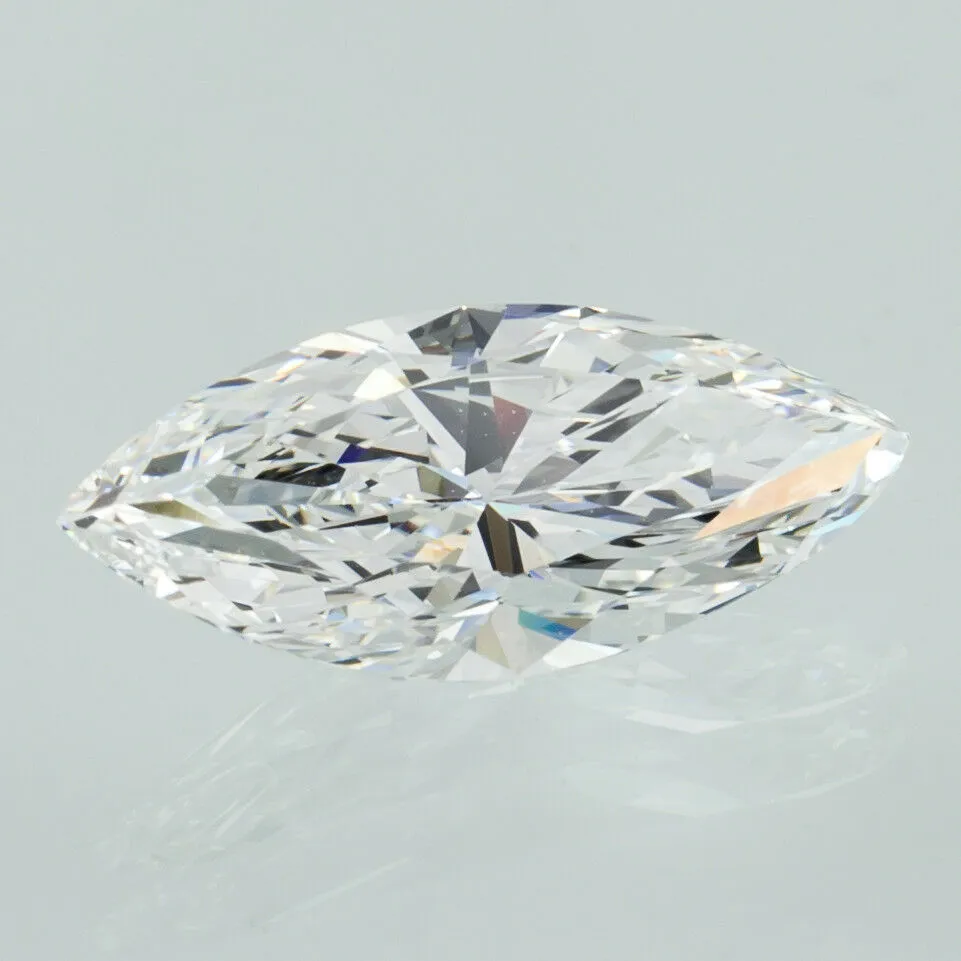 1.53 Carat Loose F / VVS2 Marquise Cut Diamond GIA Certified