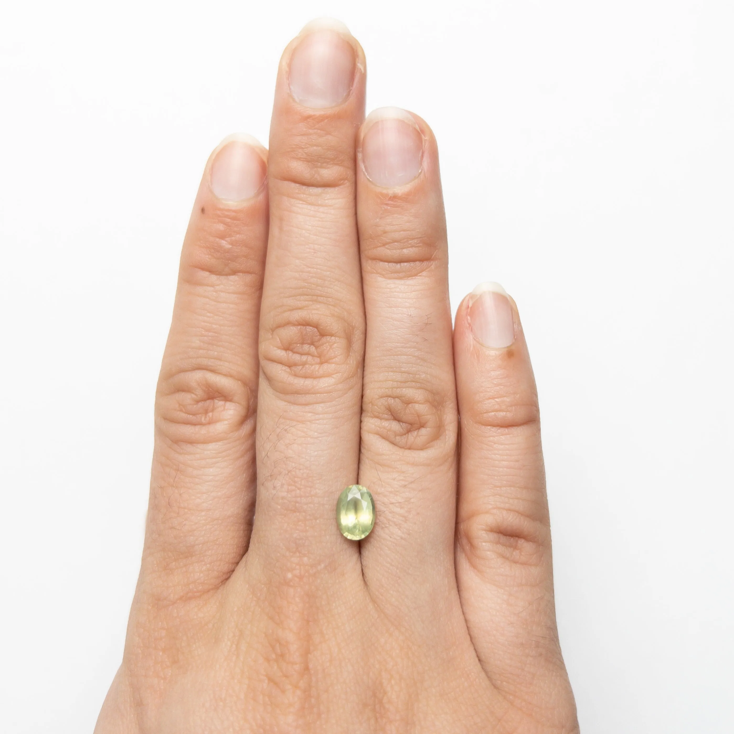 1.56ct Oval Green Sapphire