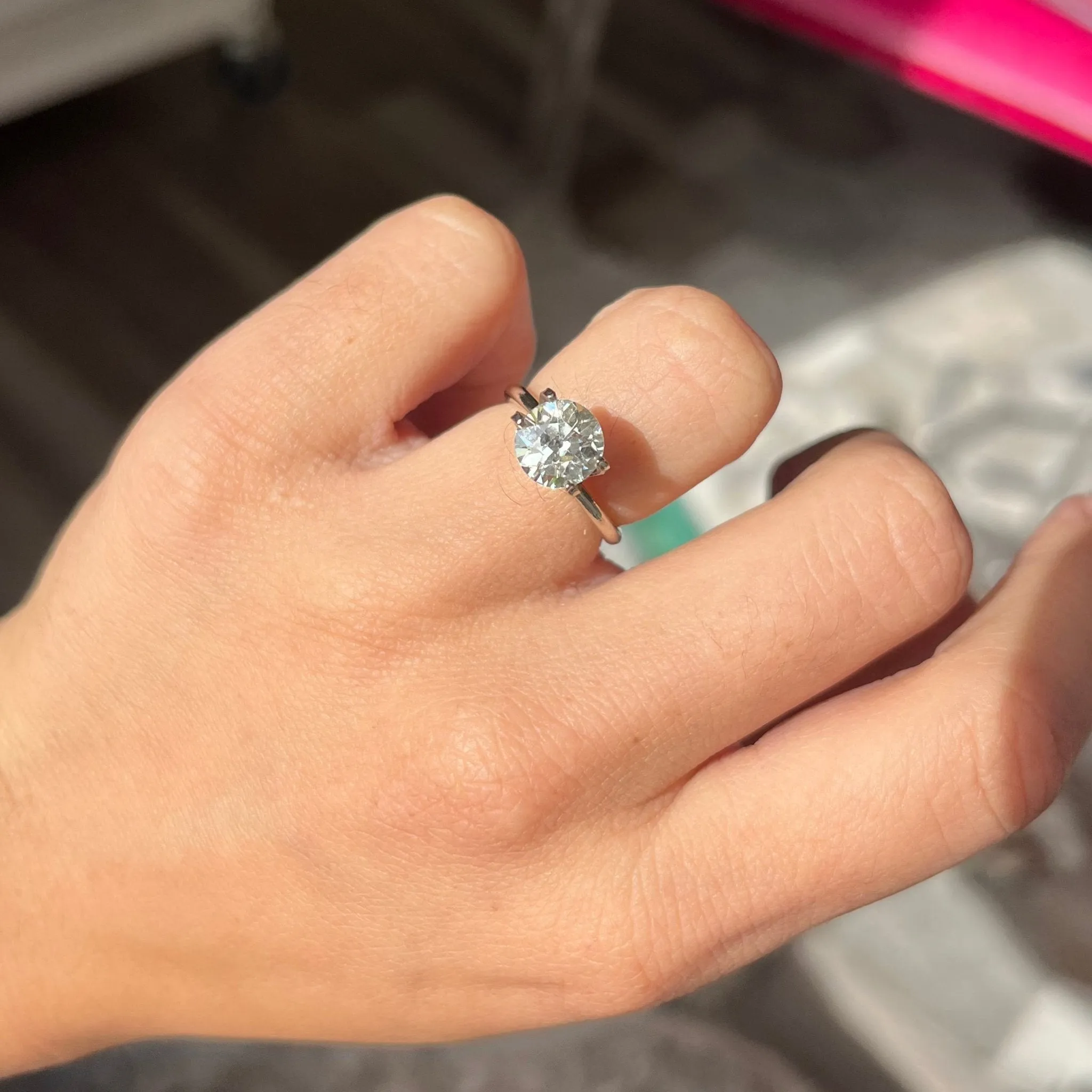 1.63ct Old European Cut Diamond, GIA M SI1