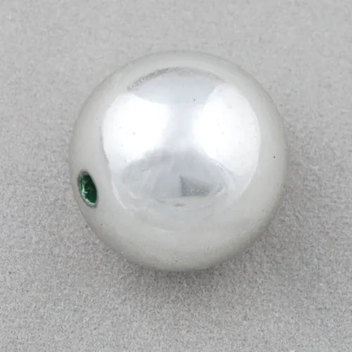18 MM Coated Beads,Imitation Rhodium,Sold per by one package of 160 PCS