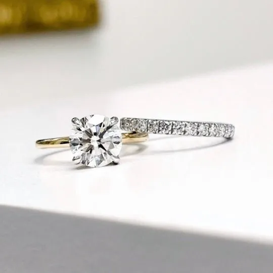 2 Carat Round Cut Diamond - Q-R SI2 - 2.08ct - 157848