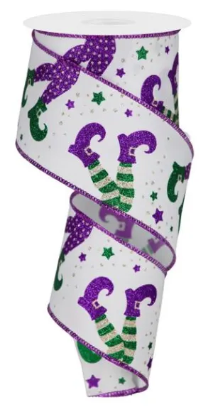 2.5" Jester Legs: White, Purple, Green, Gold (10 Yards) RGE146427