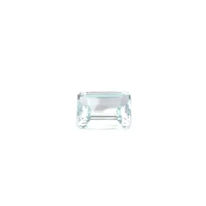 26.73CT LIGHT GREENISH BLUE OCTAGONAL TOPAZ GIA