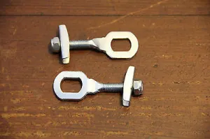 2pc Vintage Bike Bicycle Universal Chain Adjuster Tensioner 2mm N2 Iron