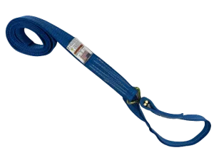 2" X 10' Sewn loop wheel strap w/ Wire hook