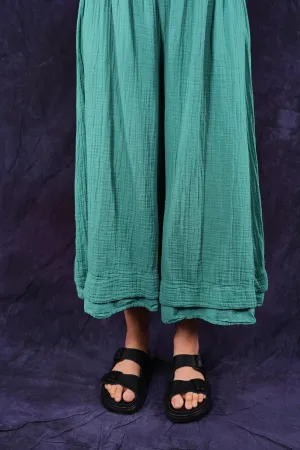 3353 Crop Gauze/Lawn Petaloon Jade