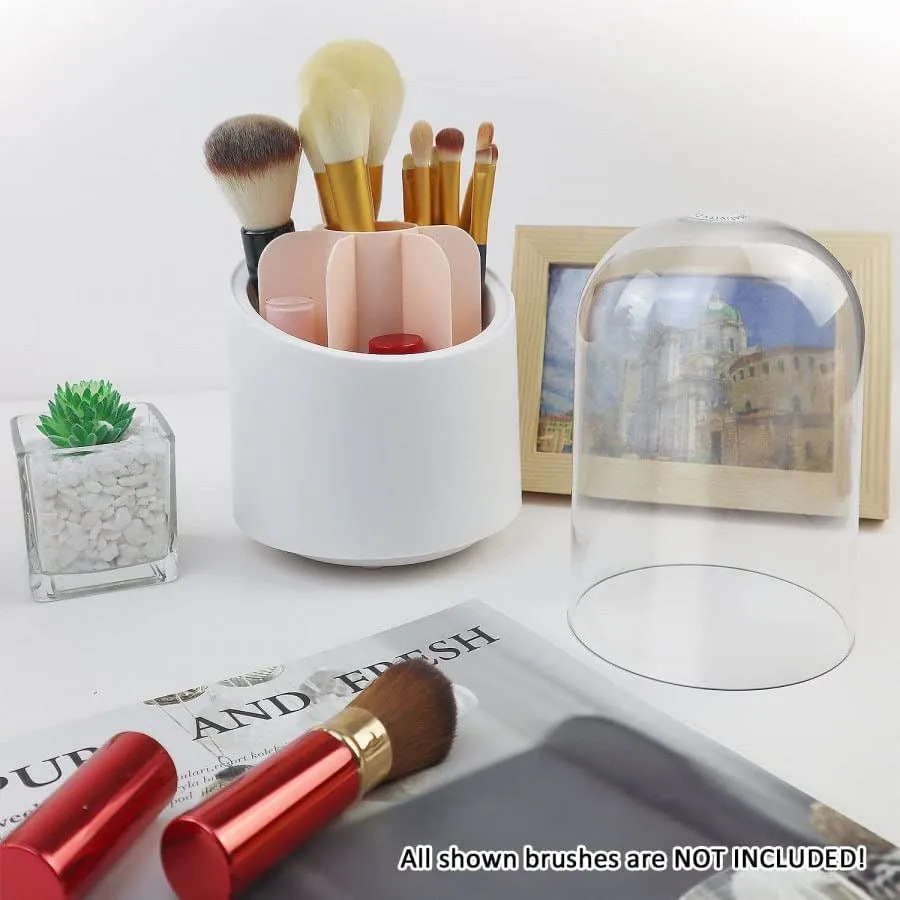 360 Degree Rotating Base Makeup Brush organizer