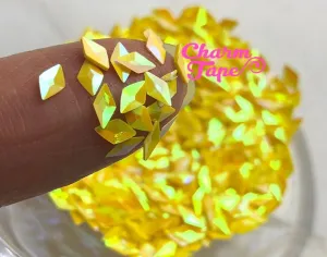 3D Diamond Rhombus Loose glitters, glitter 3mm UV resin, nail gel, acrylic nail, nail polish glitter, nail stamping