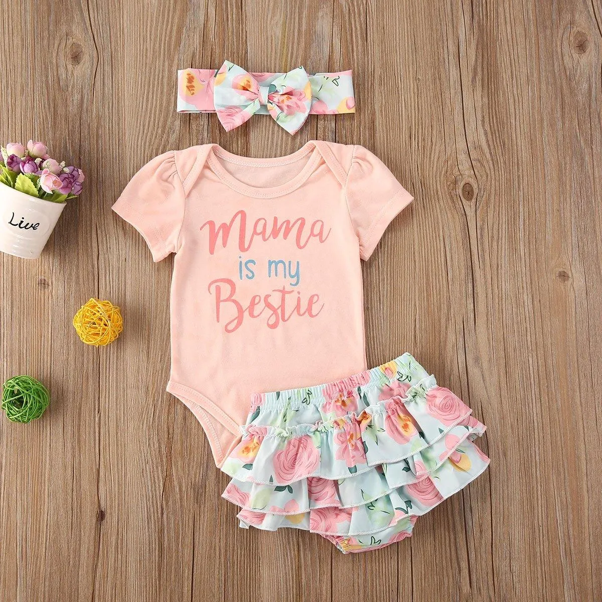 3Pcs FUN SUMMER OUTFITS