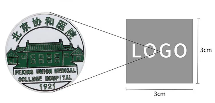 3x3cm Imitation Enamel Badges