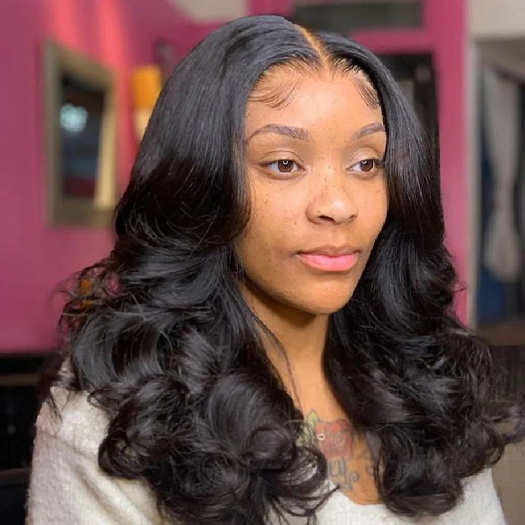 4 Bundles 10A Loose Wave Brazilian Human Hair Bundles Natural Color
