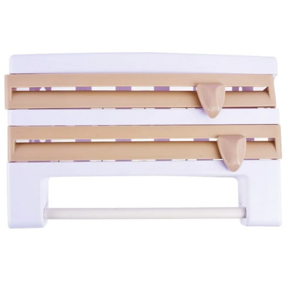 4 in 1 Kitchen Wrap Dispenser (Tinfoil, Plastic, Paper & More)