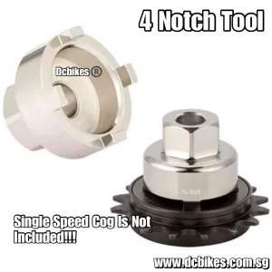 4 Notch Prong BMX Single Speed Fixie Cog Tool