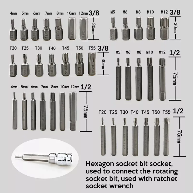 40 Piece Torx Screwdriver Bit Set