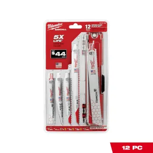 49-22-1129 Milwaukee SAWZALL Demolition Blade Set - 12PC