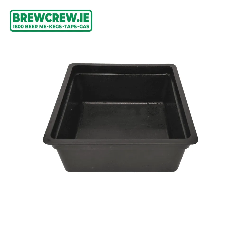4" Black Plastic Drip Trays   Grill