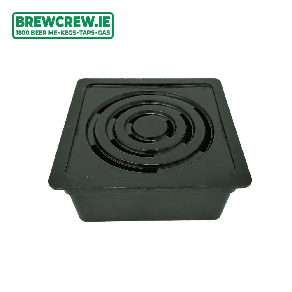 4" Black Plastic Drip Trays   Grill