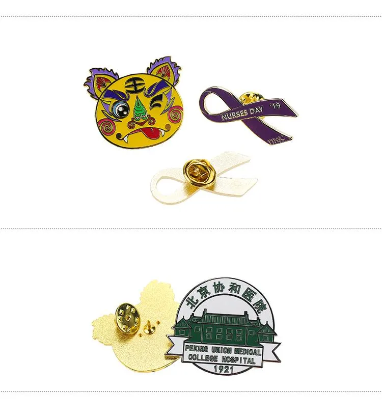 4x4cm Imitation Enamel Badges