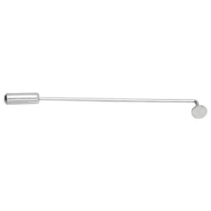 57mm Lenght Imitation rhodium brooch pin,Metal Brooch Base with 5mm bezels,safety pin,20pieces/lot