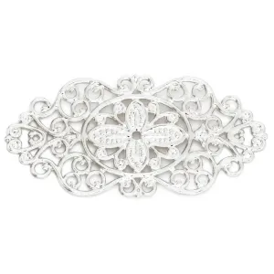 57x28mm  Imitation rhodium Huapian,Brass Hollow Filigree Flower Wraps Connectors,Hair Clasp Accessories,20PCS/lot