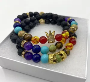 7 Chakras Bracelet Set