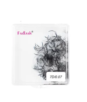 7D Handmade Loose Promade Fans Lashes -500 Fans
