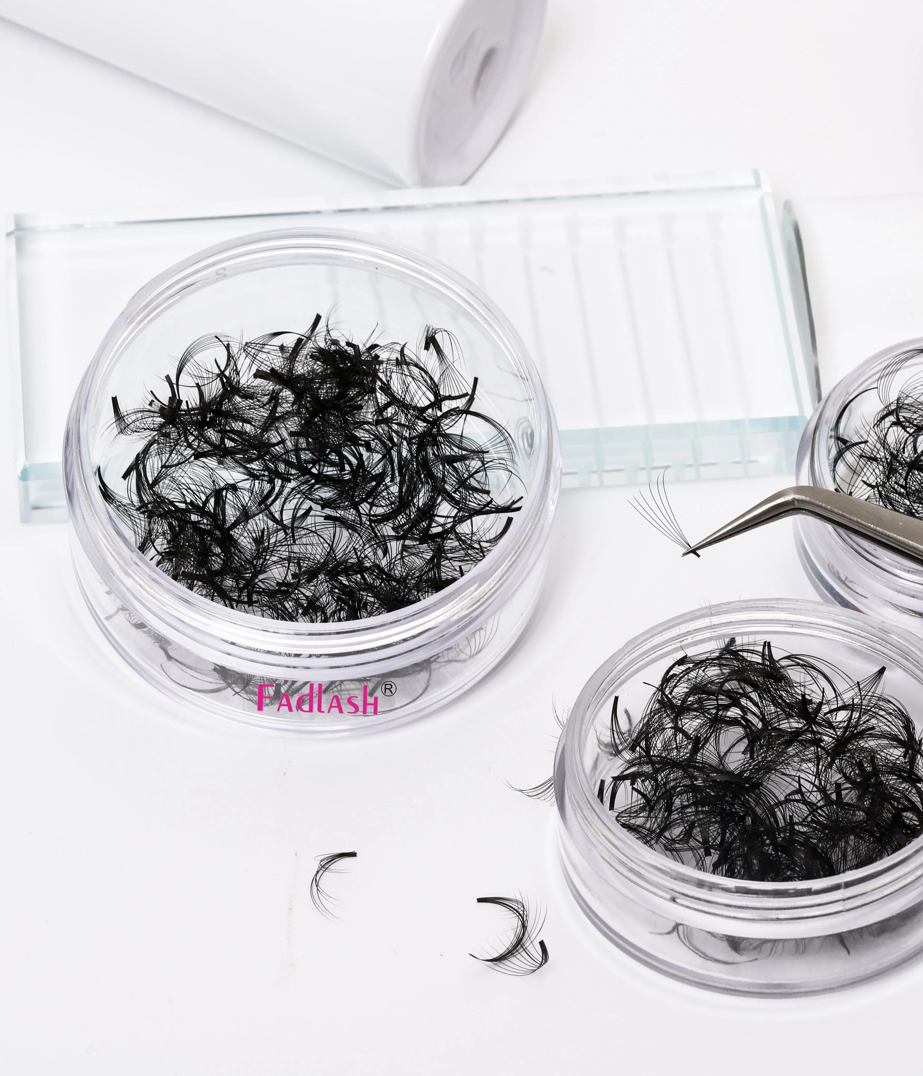7D Handmade Loose Promade Fans Lashes -500 Fans